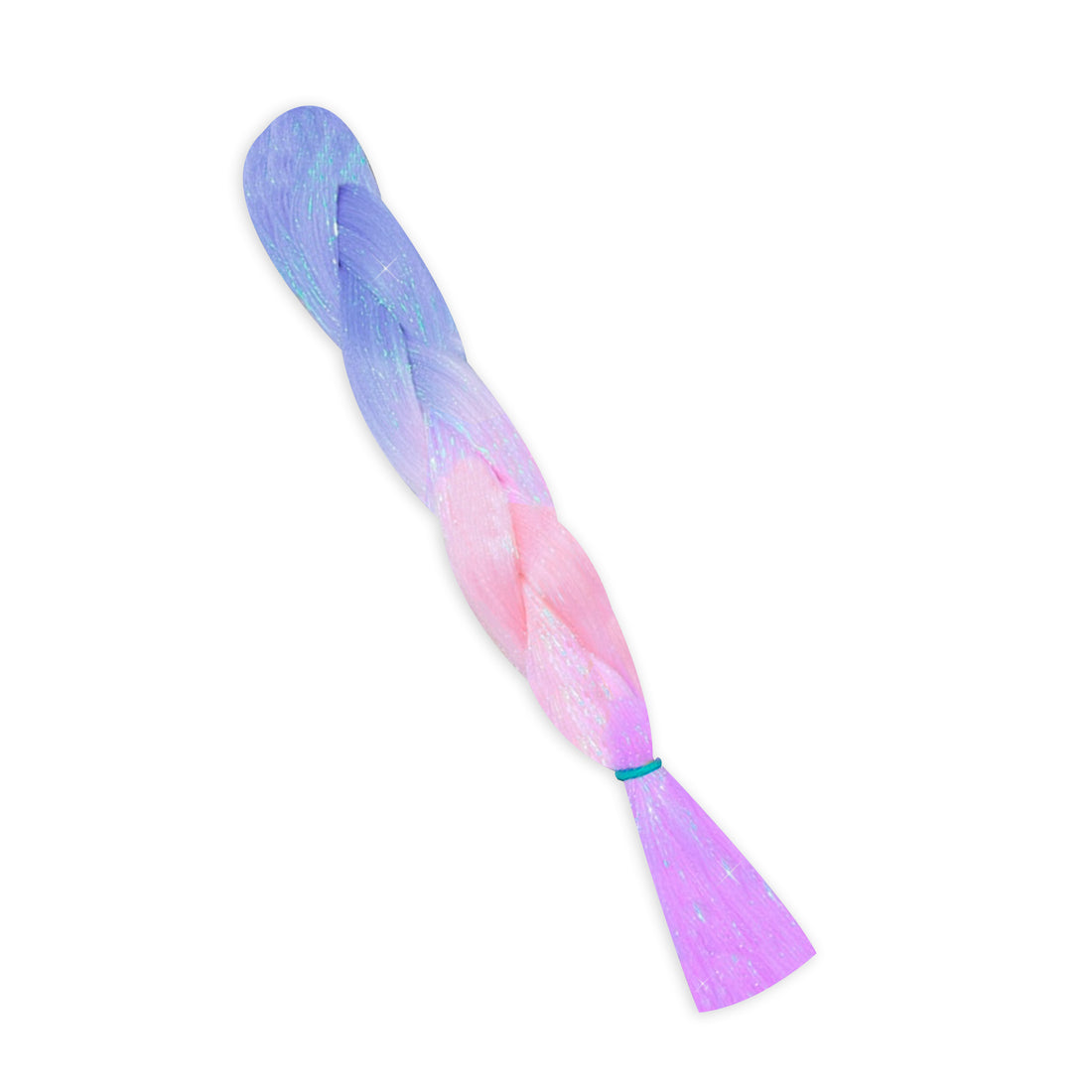 Perfect Pastel 2 Tone Iridescent Tinsel Jumbo Hair Braid